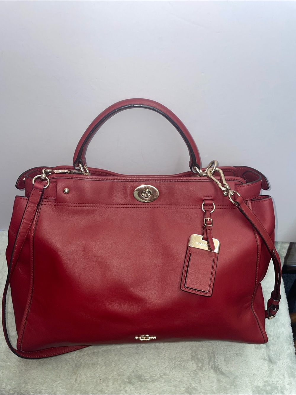 Coach ‘Gramercy’ Leather Satchel